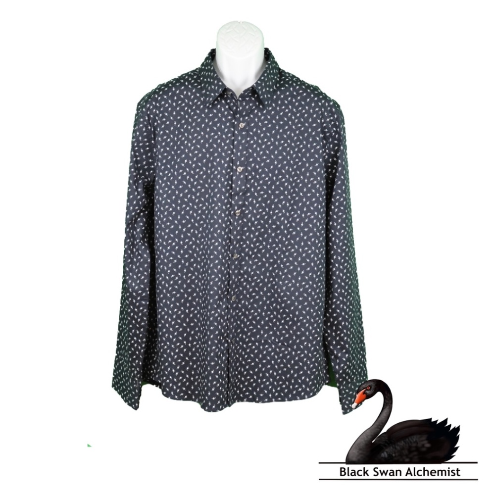 NWT Michael Kors Men’s XL LS Midnight Spring 1